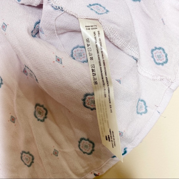 {Free People} printed button down - Picture 4 of 5